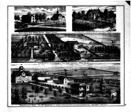 Bement House, Thomas, Lindsey, Breezeland Farm, Voorhies, Peck, Piatt County 1875